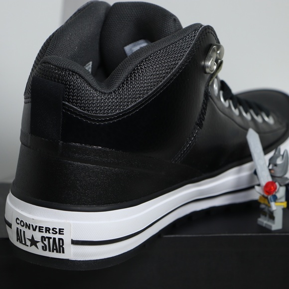 Converse Black Leather All Star Insulation Boots - Picture 5 of 7